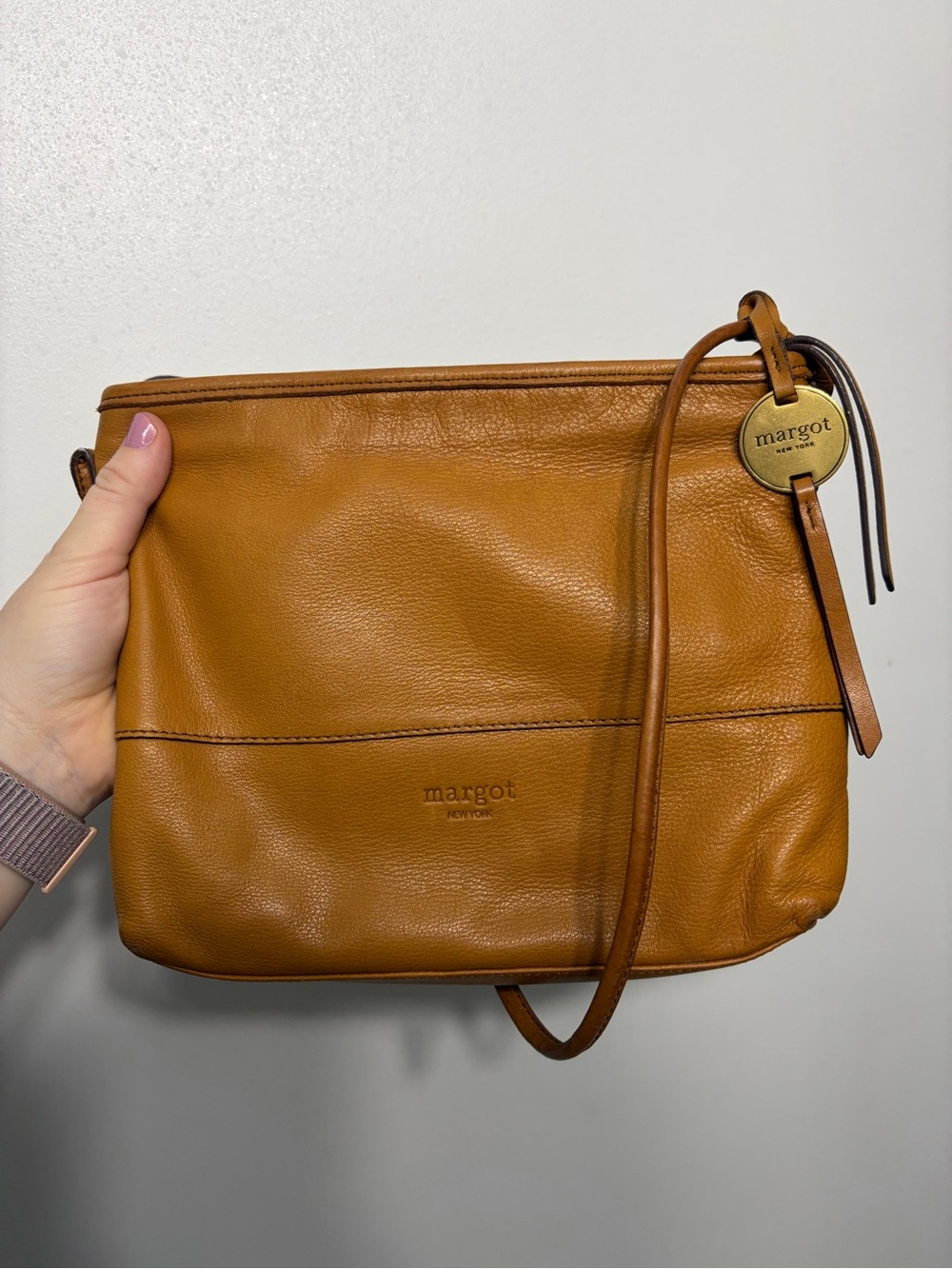 Margot leather crossbody and cardholder